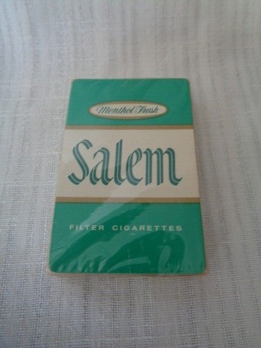 Salem Cigarettes Playing Cards Advertising Pack Sealed Vintage Tobacco ...