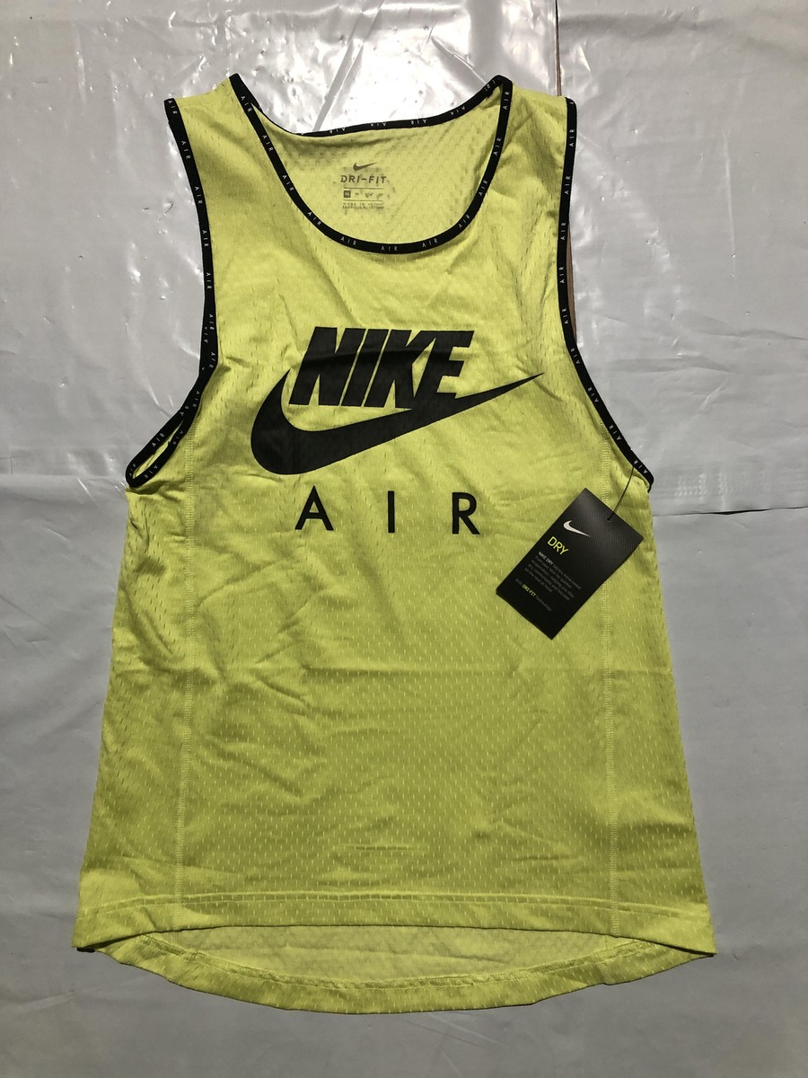 Women's Nike Air Mesh running Tank Top Green Black Sz XS CJ1868-367 | eBay