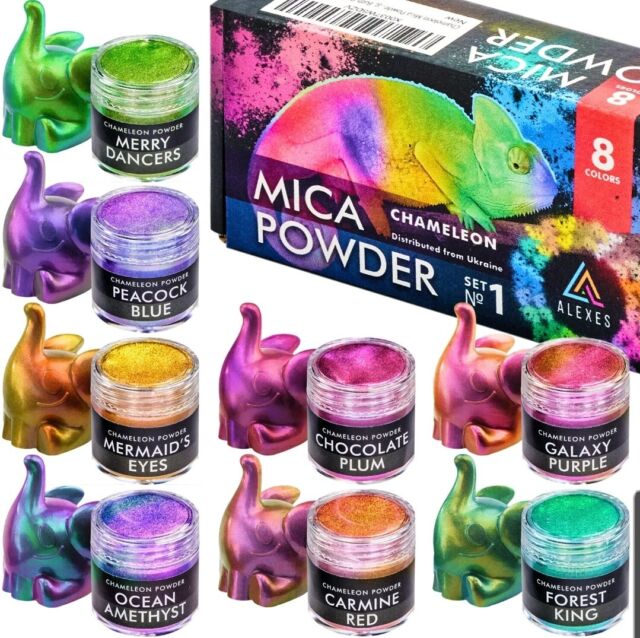 Chameleon Mica Powder - Color Shift Mica - Holographic Mica Pigment - Resin Dye