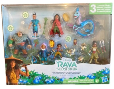 New - Disney Raya and the Last Dragon Land of Kumandra Set