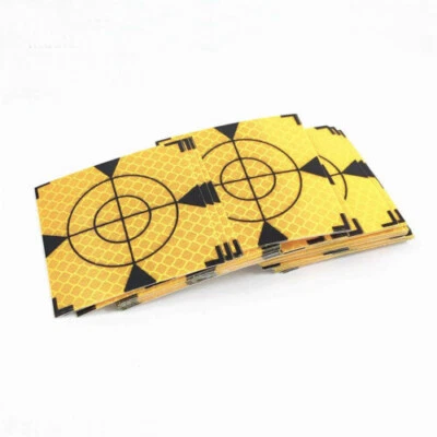 LETER New 100PCS Paste Up Reflector Sheet Reflective Tape Target 50x50mm