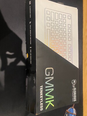 Glorious GMMK Mechanische Gaming Tastatur - Weiß 87 Tasten