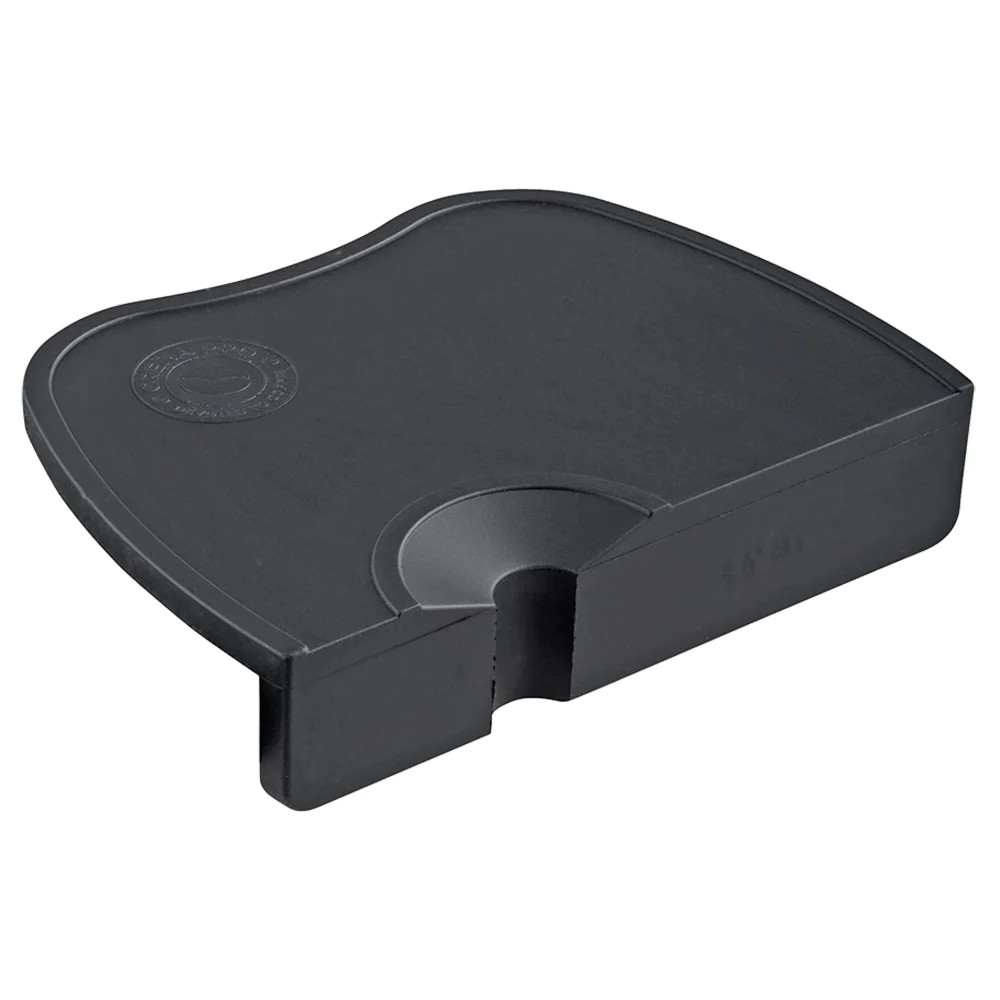 Crema Pro Tamper Mat Thick Durable Food Grade Silicon Rubber With Overhang Black