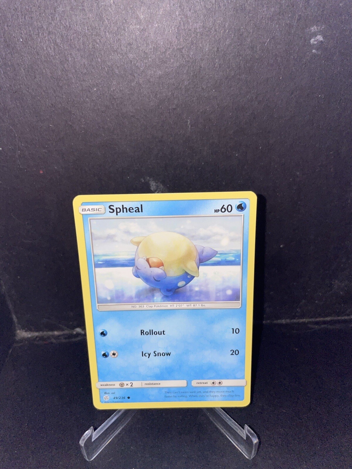 Spheal 49/236 - Cosmic Eclipse - Common - Pokemon Card TCG