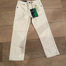 EPIC THREADS GIRLS DENIM WHITE JEANS SLIM STRAIGHT 4T NWT