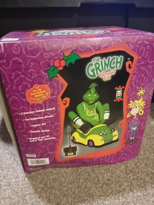 The Grinch Who Sole Christmas Radio Shack RC Getaway Auto Spielzeug Neu im Karton 2000 Dr Suess