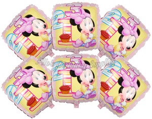 Set Of 6 Disney Minnie Mouse Baby Shower Balloons Party Birthday Supplies Ebay Set Of 6 Disney Minnie Mouse Baby Shower Balloons Party Birthday Supplies Ebay