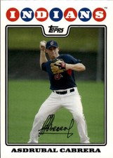 2008 Topps Asdrubal Cabrera #617