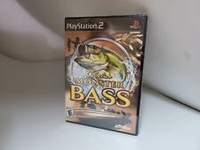 MINT Cabela's Monster Bass Game for PS2 NTSC NEW Never Used #P2