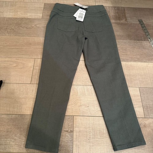 RUBY RD PETITE 6P WOMENS GREEN PULL ON PANTS NEW - Picture 9 of 9