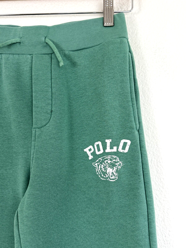 Polo Ralph Lauren Men's Sz M (10-12) Green Double Knit Jogger Pants - Picture 3 of 11