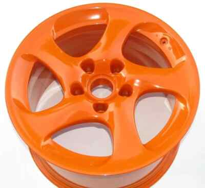 #ad High Gloss Orange Ultra Durable Powder Coating Paint 1LB USA Made $12.29