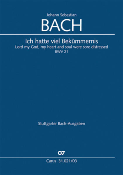 Ich Hatte Viel Bekümmernis (1. Fassung) | Johann Sebastian Bach | 2013