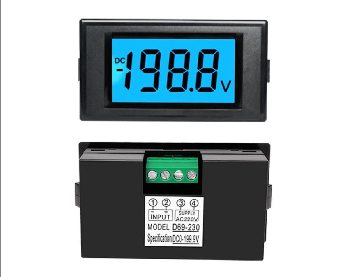 Indicatore Di Capacità Della Batteria Digitale Display LCD Tester Di Potenza Per Sistemi Fotovoltaici Di Monitoraggio Della Batteria 95018056 - Foto 9