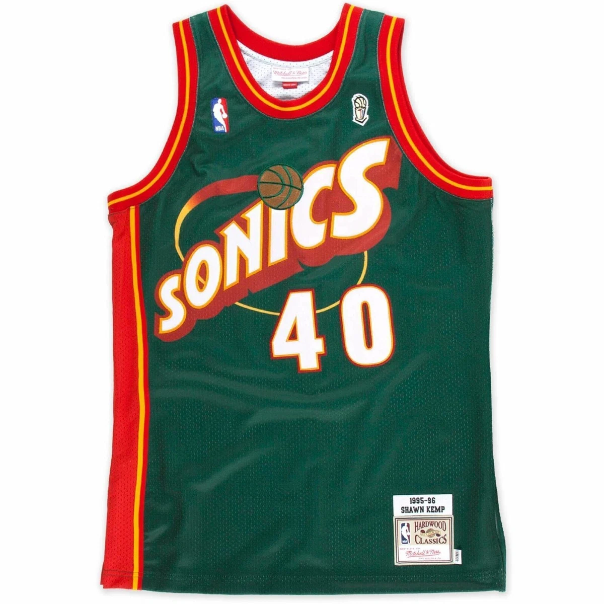 Mens Mitchell & Ness NBA Shawn Kemp 1995-96 Authentic Jersey