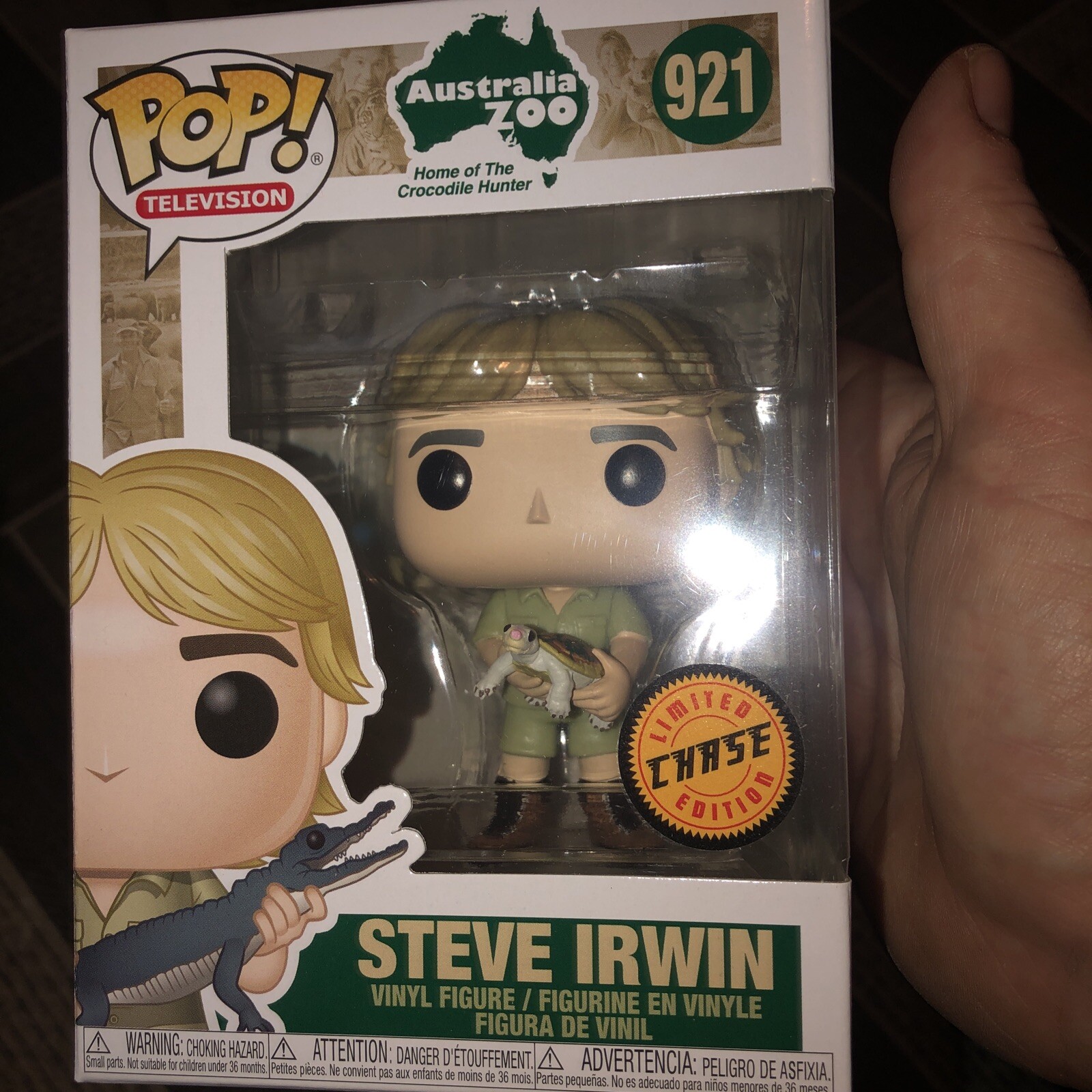 Funko Pop! Television: Crocodile Hunter - Steve Irwin (Holding Turtle) Vinyl...