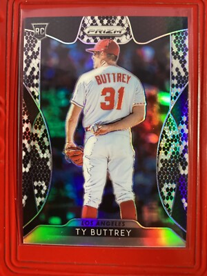 Ty Buttrey  2019 Panini Prizm #270 SNAKE SKIN  Prizm /50 !!!  Rookie (RC) Angels