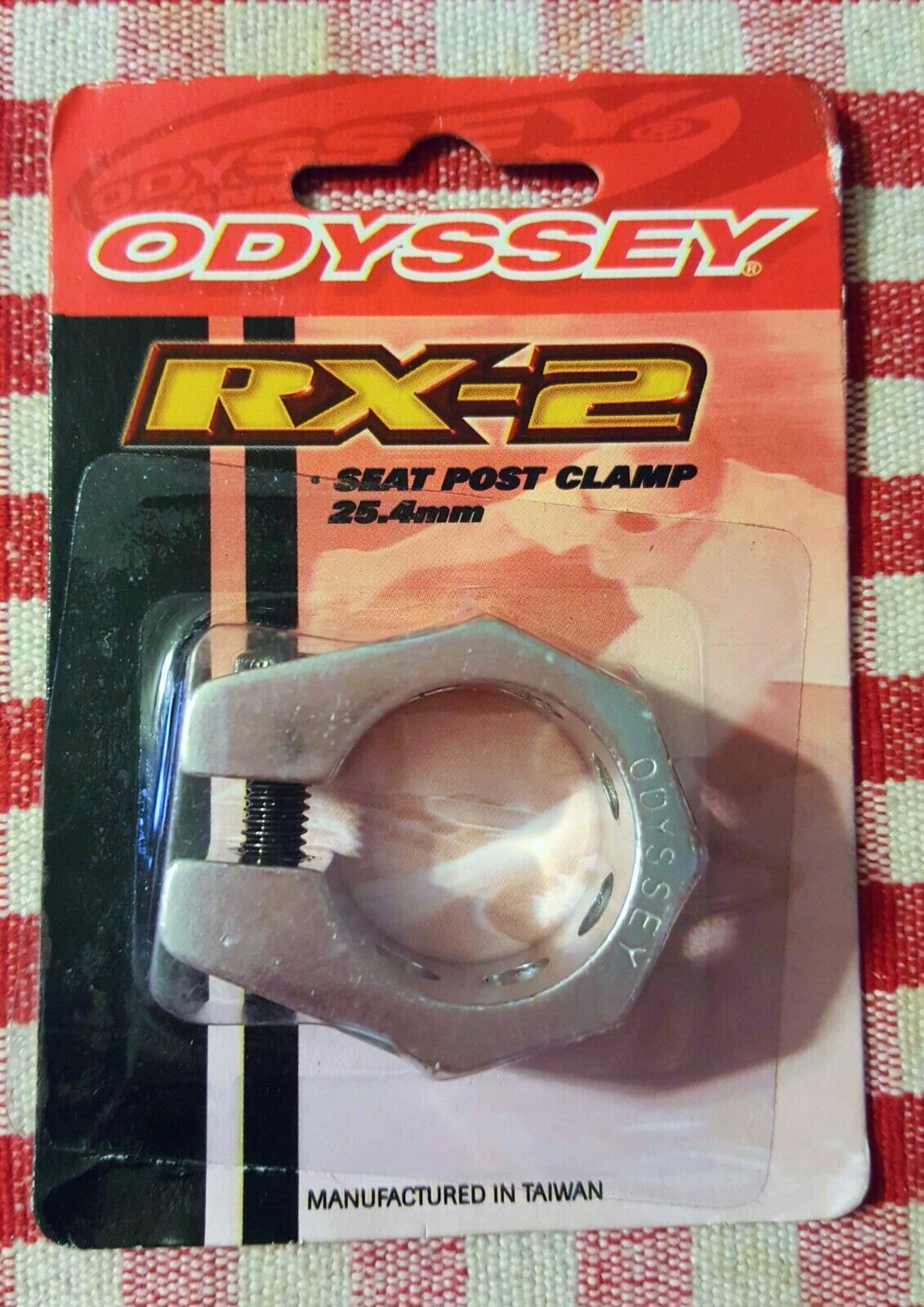 ODYSSEY RX-2 NOS 25.4MM SILVER SEAT BMX PE CLAMP Special Super special price price POST SCHOOL OLD