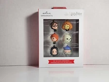 NEW Harry Potter Wizarding World Mini Christmas Ornaments by Hallmark Set Of 6