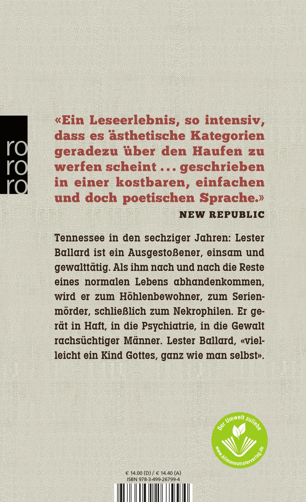 Thumbnail - Ein Kind Gottes Cormac Mccarthy