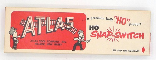 Atlas HO Snap-Switch Manual Right #61 in Original Box Vintage NOS - Picture 4 of 5