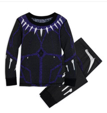 NEW Disney Store Black Panther PJ Pal Costume Pajamas size 5 NWT