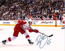 DANNY DEKEYSER DETROIT RED WINGS SLAPSHOT 8X10 AUTOGRAPHED SIGNED PHOTO COA