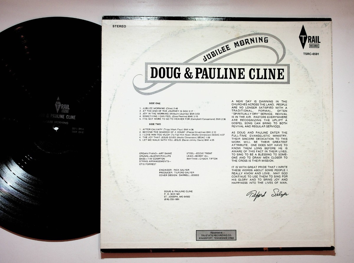 St. Joseph MO Missouri Doug & Pauline Cline Christian Gospel Vinyl