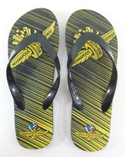 Indianapolis Motor Speedway Thong Flip Flops Sandals IMS Wing Wheel & Flags Logo
