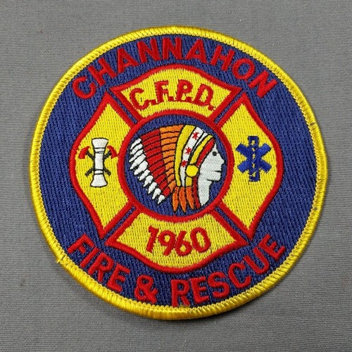 Channahon Fire Department Dept. IL Illinois 4" Patch eBay