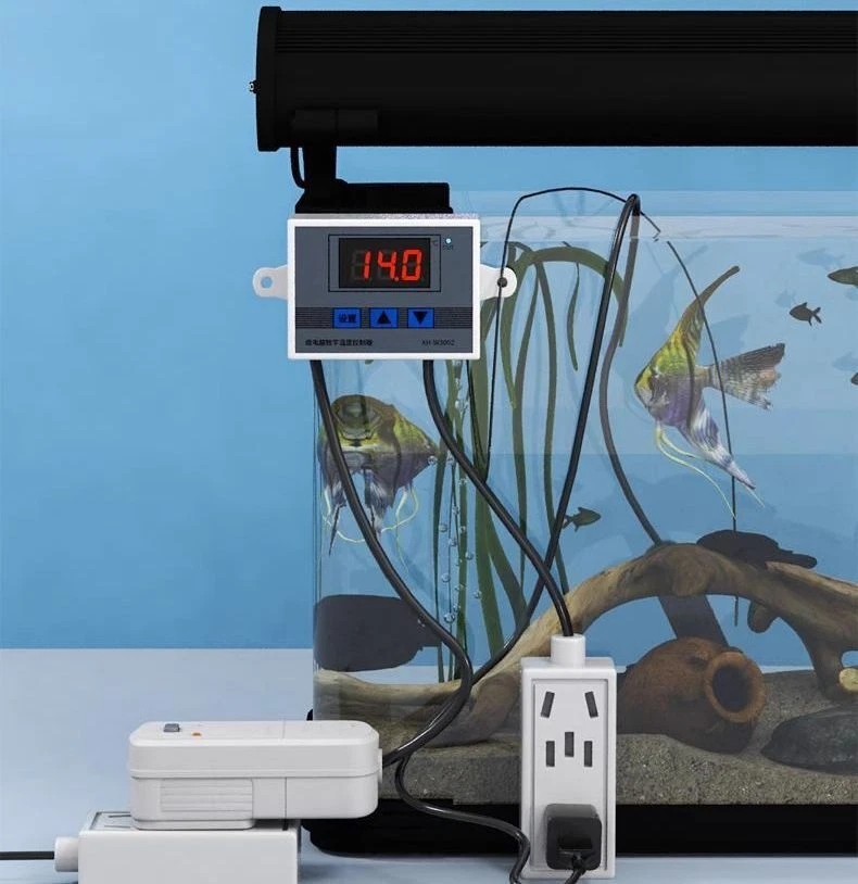 220V Temp. Controller Adapter for Fish Tank Aquarium Greenhouse Heating Control - Image 4 of 4