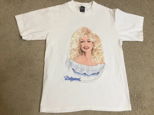 Dolly Parton Shirt 80s Dollywood Sherrys best Sz M singl 1980s vintage concert t-shirt, vintage, single stitch, B+ condition