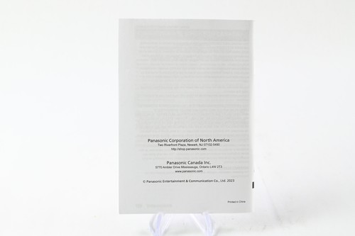 Panasonic Lumix DC-G9 DC-G100D Instruction Manual Guide Book #G158 - Photo 4/6