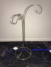 3 Tiers Gold Tone Ornaments Stand 14.75 Inches Tall Brand New