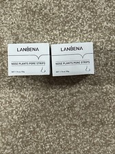 LANBENA Blackhead Remover Cream Facial Nose Plant Pore Strips - 2 Pack