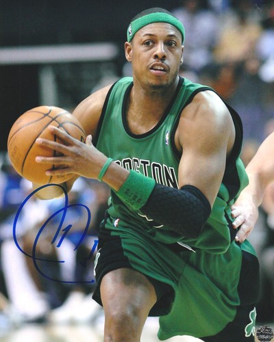 Paul Pierce Autographed Boston Celtics 8x10 Photo #1 with COA/Matching Hologram