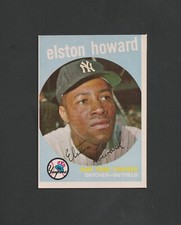 1959 Topps Elston Howard #395 ~~ New York Yankees