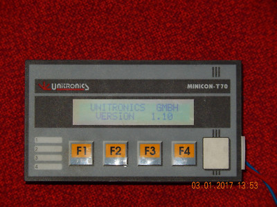 Unitronics Minicon-T70, M 70-12-T1, 24V, Version 1.10, Vorführgerät, Neuwertig