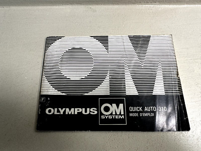 Olympus OM System * Bedienungsanleitung für Quick Auto 310 * Olympus