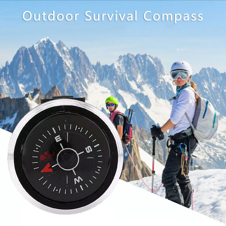 Strap Compass Mini Watch Wrist Strap Pocket Compass Outdoor Camping Hiking Survival ...
