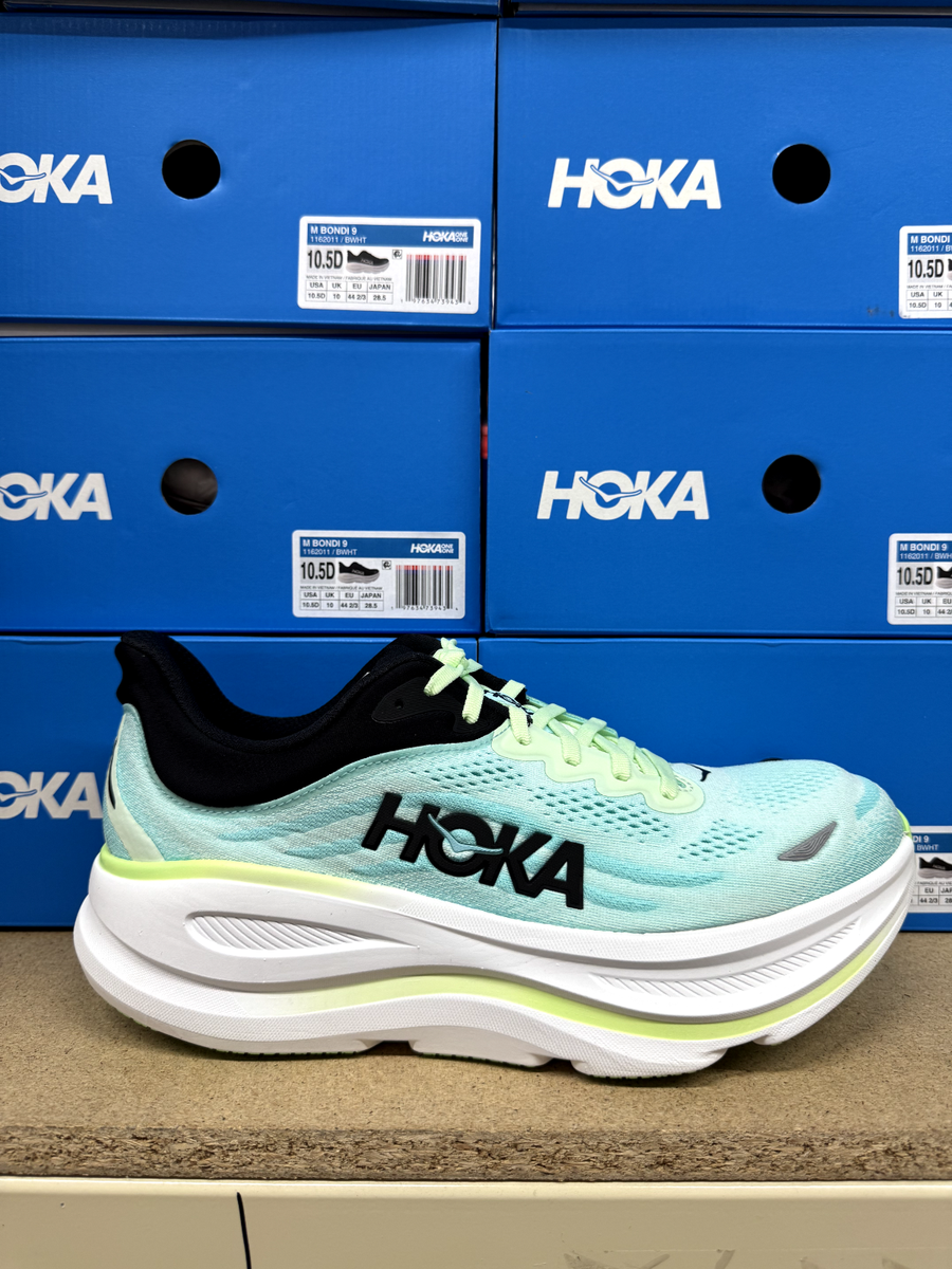 HOKA(HOKA ONE ONE) / ローカットスニーカー/27.5cm/BLU/1162011 Hoka One One Bondi 9 Luna Moth Blue Spark 1162011-LNMT Mens New | eBay