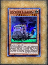 Yugioh Heavy Freight Train Derricrane INCH-EN046 Super Rare 1st Ed NM