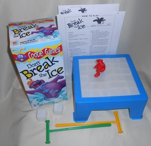 Vintage 1999 Don't Break the Ice Game Milton Bradley - All Game Pieces