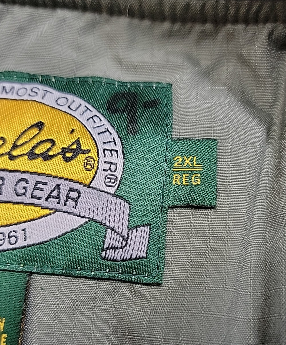 Cabela's Cotton Lined Full Softshell Pullover Gra… - image 8