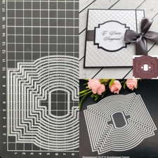 Metal Cutting Dies Nesting Frame Background Scrapbooking paper crafts Embossing