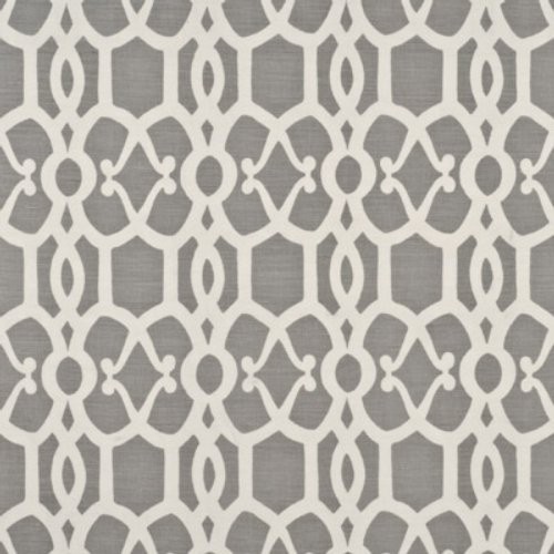 Threads Lee Jofa Linen Trellis Fabric- Zenith Reverse/Dove 0.75 yd (ED75005.1) - Afbeelding 1 van 4