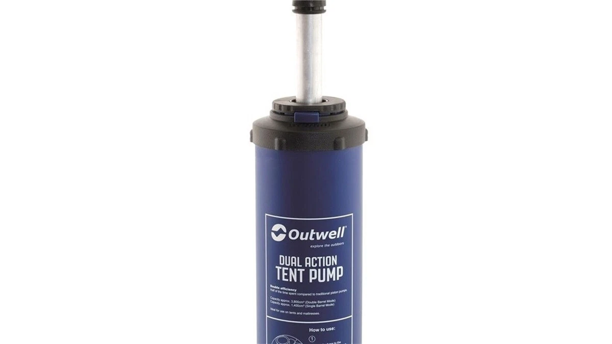 Outwell Dual Action Tent Pump Save Time Air Tent Awning Pump