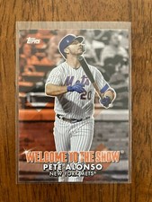 Pete Alonso Welcome To The Show 2022 Topps #WTTS-36 NY Mets Insert Baseball Card
