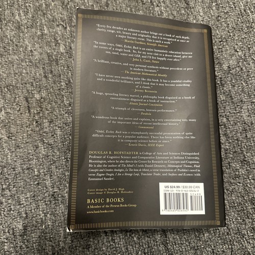 Godel, Escher, Bach : An Eternal Golden Braid by Douglas R. Hofstadter (1999,... - Picture 2 of 2