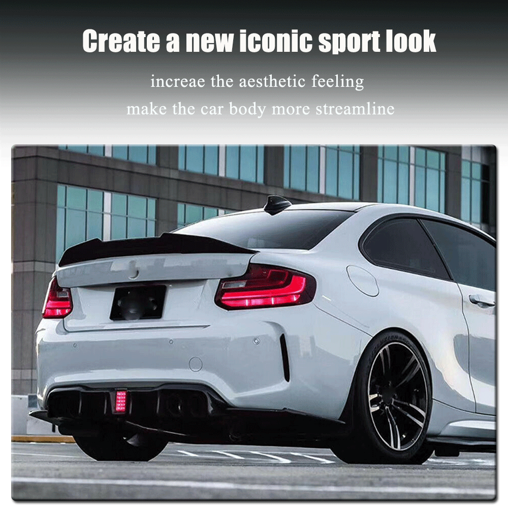 Carbon Fiber Rear Trunk Spoiler Wing Fit For BMW F22 228i 230i M235i